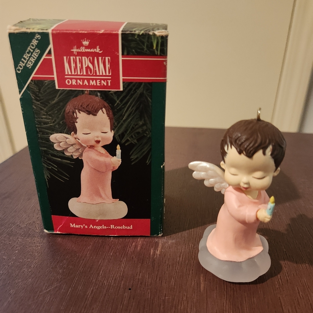 Mary's Angels Hallmark Keepsake Ornament #3 "Rosebud"